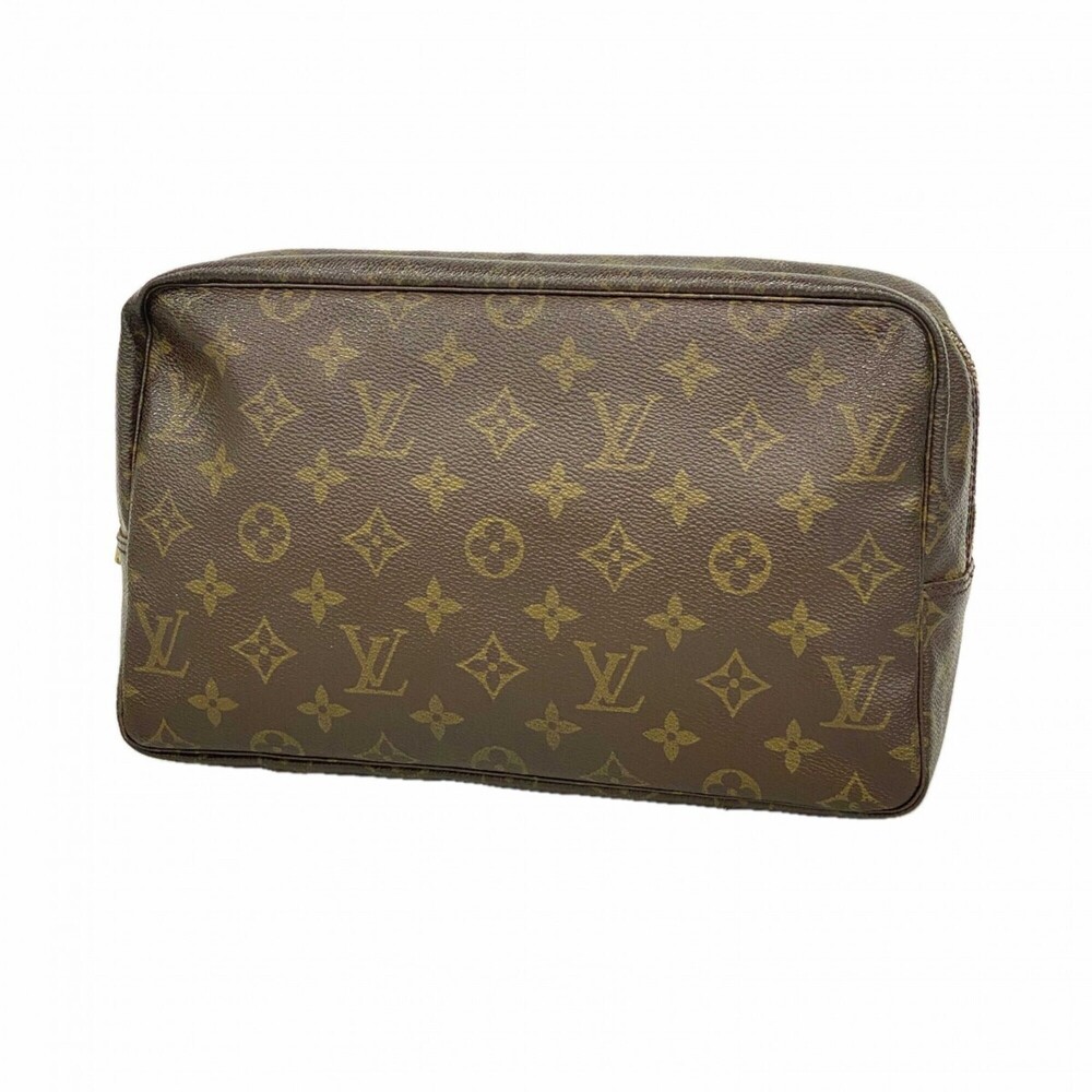 LOUIS VUITTON Brown Monogram Pouch
